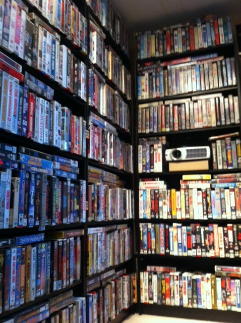 My VHS Collection on PAUSE