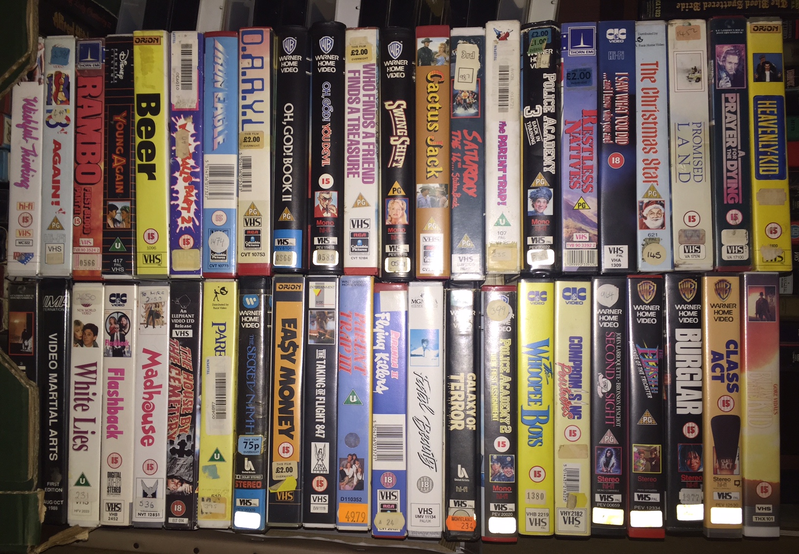 The First VHS Haul of 2016.